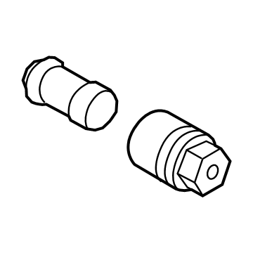 Ford F6SZ-1A043-AA Nut - Wheel