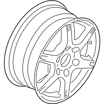 Ford Bronco Spare Wheel - KB3Z-1015-D