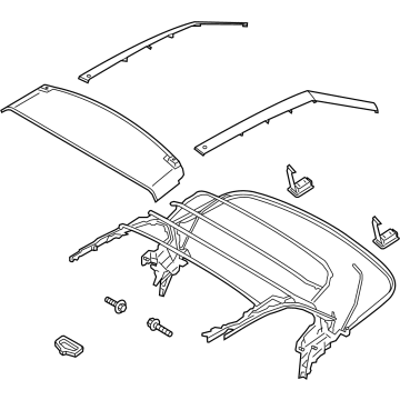 Ford FR3Z-7653000-AM Frame Assembly - Soft Top
