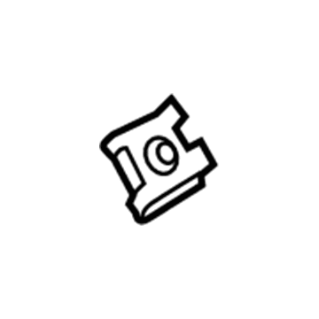 Ford -W708590-S442 Nut - Spring