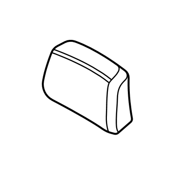 Ford ML3Z-18610A62-TA Cover - Headrest - Roll Type