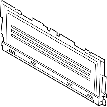 Ford KB3Z-2140374-AA Back Panel Trim KB3Z-2140374-AA Ford Back Panel Trim Illustration 1 of 1
