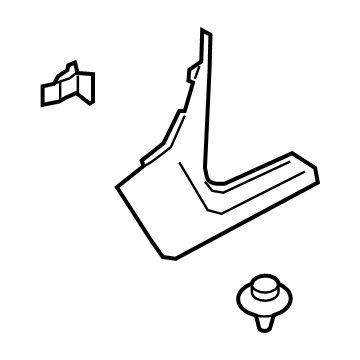 KB3Z-2102344-AA Ford Cowl Kick Panel, Passenger Side Illustration 1 of 1