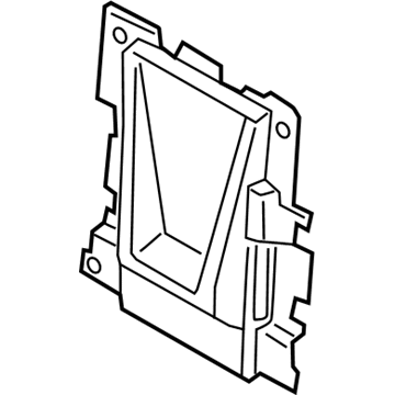 Ford KB3Z-2140374-BA Back Panel Trim KB3Z-2140374-BA Ford Back Panel Trim Illustration 1 of 1