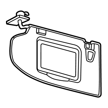 Ford NZ6Z-6004104-BB Visor Assembly - Sun