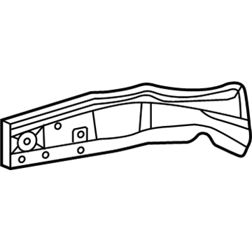 Ford YS4Z-16054-RA Member And Apron - Front Body Side