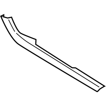 Ford EM2Z-58061A16-AA Trim Molding, Passenger Side EM2Z-58061A16-AA Ford Trim Molding, Passenger Side Illustration 1 of 1