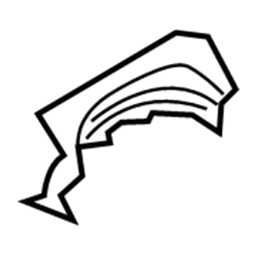 Ford EM2Z-58045C22-AB Panel Cover EM2Z-58045C22-AB Ford Panel Cover Illustration 1 of 1