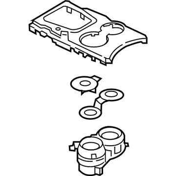 Ford GT4Z-58044D90-AF Cover - Control Selector Lever