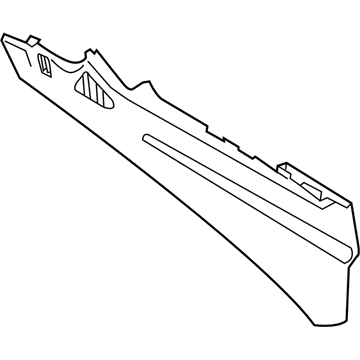 Ford EM2Z-5804619-AA Side Panel, Driver Side EM2Z-5804619-AA Ford Side Panel, Driver Side Illustration 1 of 1