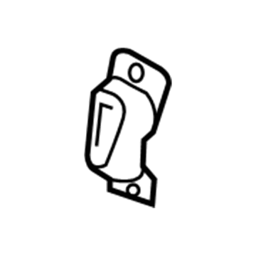 EM2Z-58045B34-C Ford Console Base Mount Bracket, Passenger Side Illustration 1 of 1