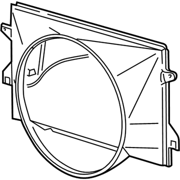 Ford F85Z-8146-BA Shroud - Radiator Fan