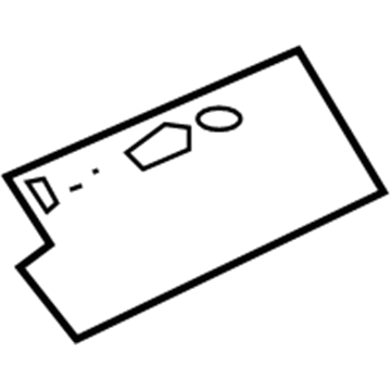 Ford HC3Z-2552166-C Bracket - Headlining Support