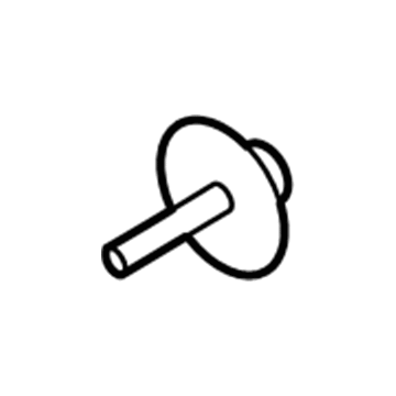 -W713984-S307 Ford Emblem Screw, Front Illustration 1 of 1