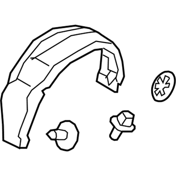 Ford KT1Z-61278B50-B Filler - Quarter Panel