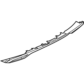 Ford FA1Z-17K835-A Valance, Rear FA1Z-17K835-A Ford Valance, Rear Illustration 1 of 1