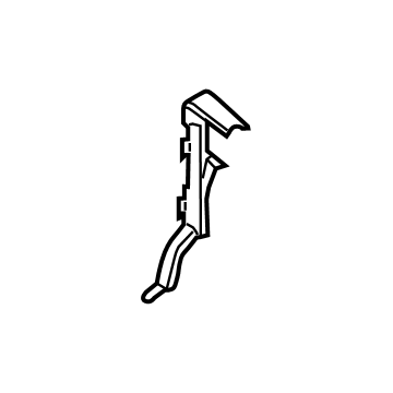 Ford JA1Z-17D942-B Support Bracket, Rear Lower Passenger Side JA1Z-17D942-B Ford Support Bracket, Rear Lower Passenger Side Illustration 1 of 1