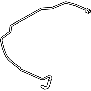 Ford Fiesta Coolant Reservoir Hose - C1BZ-8B081-F