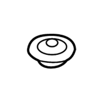Ford BE8Z-8124-A Radiator Lower Insulator BE8Z-8124-A Ford Radiator Lower Insulator Illustration 1 of 1