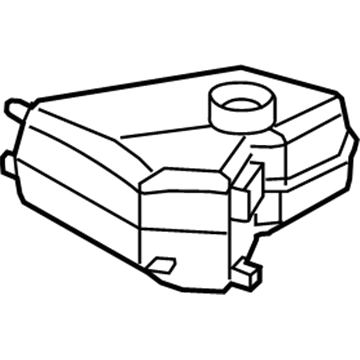 Ford BE8Z-8A080-A Expansion Tank BE8Z-8A080-A Ford Expansion Tank Illustration 1 of 1