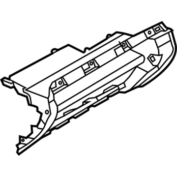 Ford BB5Z-7804338-AC Lower Panel, Front Passenger Side BB5Z-7804338-AC Ford Lower Panel, Front Passenger Side Illustration 1 of 1