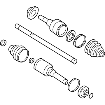 Ford 1L2Z-4K139-CB Shaft Assembly - Rear Axle