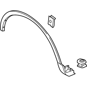 Lincoln FA1Z-16268-AB Moulding