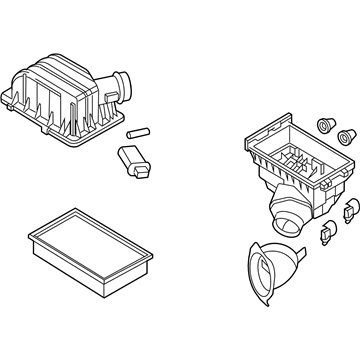 Ford 7L2Z-9600-C Cleaner Assembly - Air