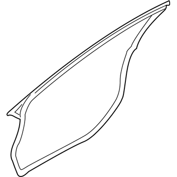 Ford 6E5Z-5420531-AA Weatherstrip Assembly - Door Window