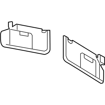 Ford Edge Sun Visor - CA1Z-7804104-AA