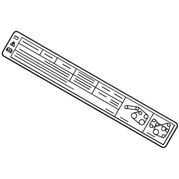 Mercury 8L8Z-1503050-A Decal - Instruction