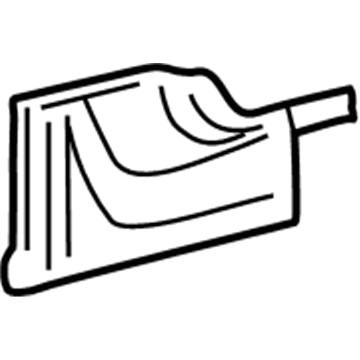 Ford F6DZ-5410066-A Member - Floor Cross