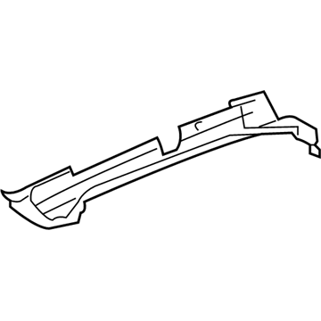Lincoln F8VZ-5445115-AA Trough - Luggage Compartment Drain