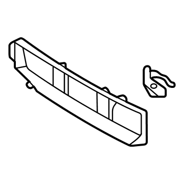 Ford ML3Z-17B968-AB Center Cover, Front Lower ML3Z-17B968-AB Ford Center Cover, Front Lower Illustration 1 of 1