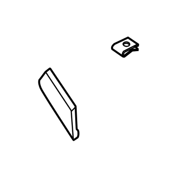 Ford ML3Z-17E810-AA Outer Cover, Front Lower Passenger Side ML3Z-17E810-AA Ford Outer Cover, Front Lower Passenger Side Illustration 1 of 1