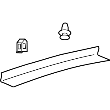 Ford LB5Z-78424B36-AA Moulding Assembly - Rear Quarter Outer