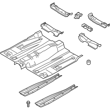 Ford HG9Z-5411135-A Pan Assembly - Floor