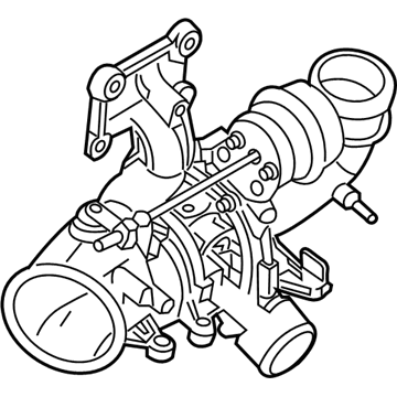 Ford CJ5Z-6K682-F Turbocharger Assembly