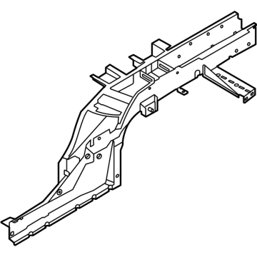 Ford NZ6Z-2610125-D Member Assembly - Floor Side Rear NZ6Z-2610125-D Ford Member Assembly - Floor Side Rear Illustration 1 of 1