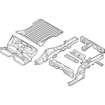 Ford NZ6Z-6011215-A Pan Assembly - Floor