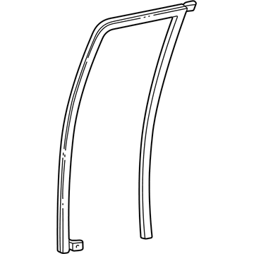 Ford 6L1Z-7825766-A Run Assembly - Glass