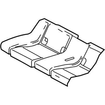 Ford AR3Z-6363804-AA Cover Assembly - Rear Seat Cushion