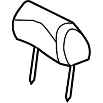 Ford 9E5Z-54611A08-AA Head Rest Assembly