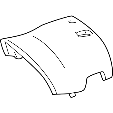 Ford 3W4Z-3530-AAC Shroud Assembly - Steering