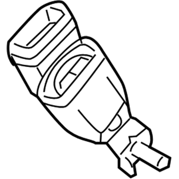 Ford 8F9Z-7460044-AB Belt And Buckle Assembly