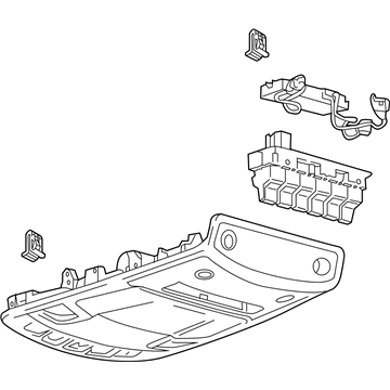 Ford HC3Z-28519A58-JAJ Console Assembly - Overhead