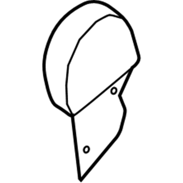 Ford EJ7Z-7867460-AA Pivot Cover, Passenger Side EJ7Z-7867460-AA Ford Pivot Cover, Passenger Side Illustration 1 of 1