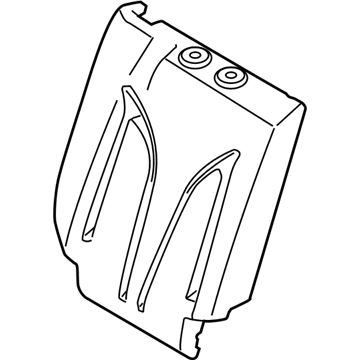 Ford EJ7Z-7866800-A Seat Back Pad, Rear Passenger Side EJ7Z-7866800-A Ford Seat Back Pad, Rear Passenger Side Illustration 1 of 1