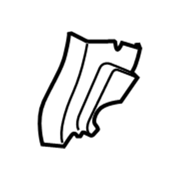 Ford CJ5Z-7861348-BL Hinge Cover, Passenger Side CJ5Z-7861348-BL Ford Hinge Cover, Passenger Side Illustration 1 of 1