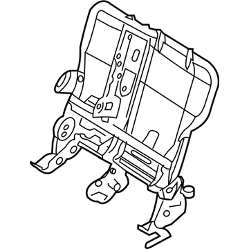 Lincoln 7T4Z-78613A39-BA Frame - Rear Seat Back